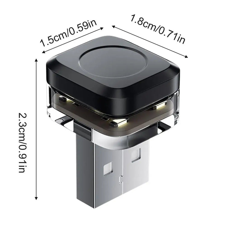 LED USB Sisustusvalo Autoon - Langaton Monivärinen