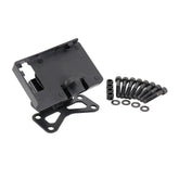 KTM 990 Adventure phone holder mounting bracket with screws and washers for secure attachment.
