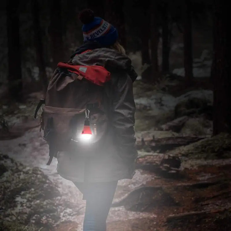 Mini LED Camping Valo - 3 Tilaa Hätälamppu Koukkuilla