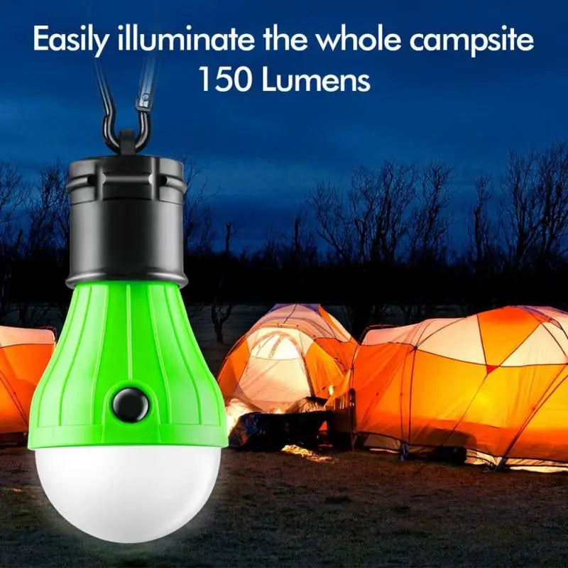 Mini LED Camping Valo - 3 Tilaa Hätälamppu Koukkuilla