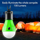 Mini LED Camping Valo - 3 Tilaa Hätälamppu Koukkuilla