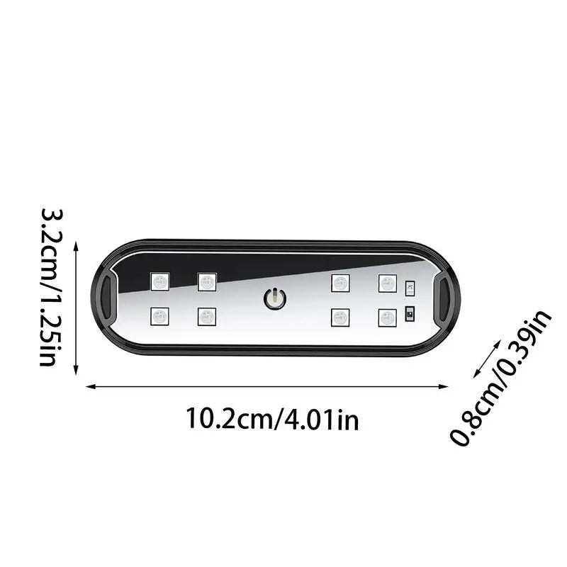 USB Auton Ovivalo - Värikäs Tervetuliaisvalo LED