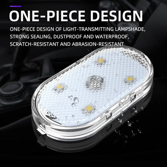 Auton Kosketusvalo USB - Kattovalo Tarrakiinnityksellä