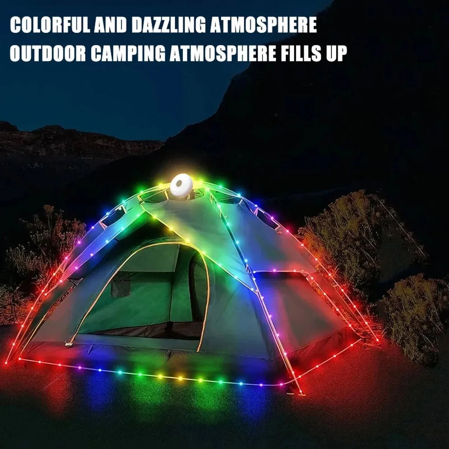 DUUINO Camping Valonauha 2-in-1 - Vedenpitävä USB LED
