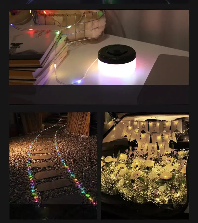 LED Valonauha Campingiin - Värikäs Juhlavalo Telttaan
