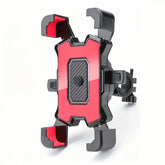 Pyörän Puhelinteline 360 Säädettävä GPS Tuki, black and red mobile phone holder with adjustable grip
