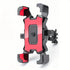 Pyörän Puhelinteline 360 Säädettävä GPS Tuki, black and red mobile phone holder with adjustable grip