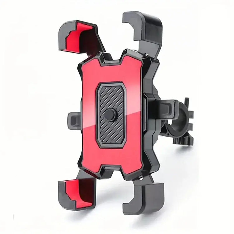 Pyörän Puhelinteline 360 Säädettävä GPS Tuki, black and red mobile phone holder with adjustable grip