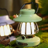 Camping Yövalo USB-C - 3 Väriä Himmennettävä Retro LED