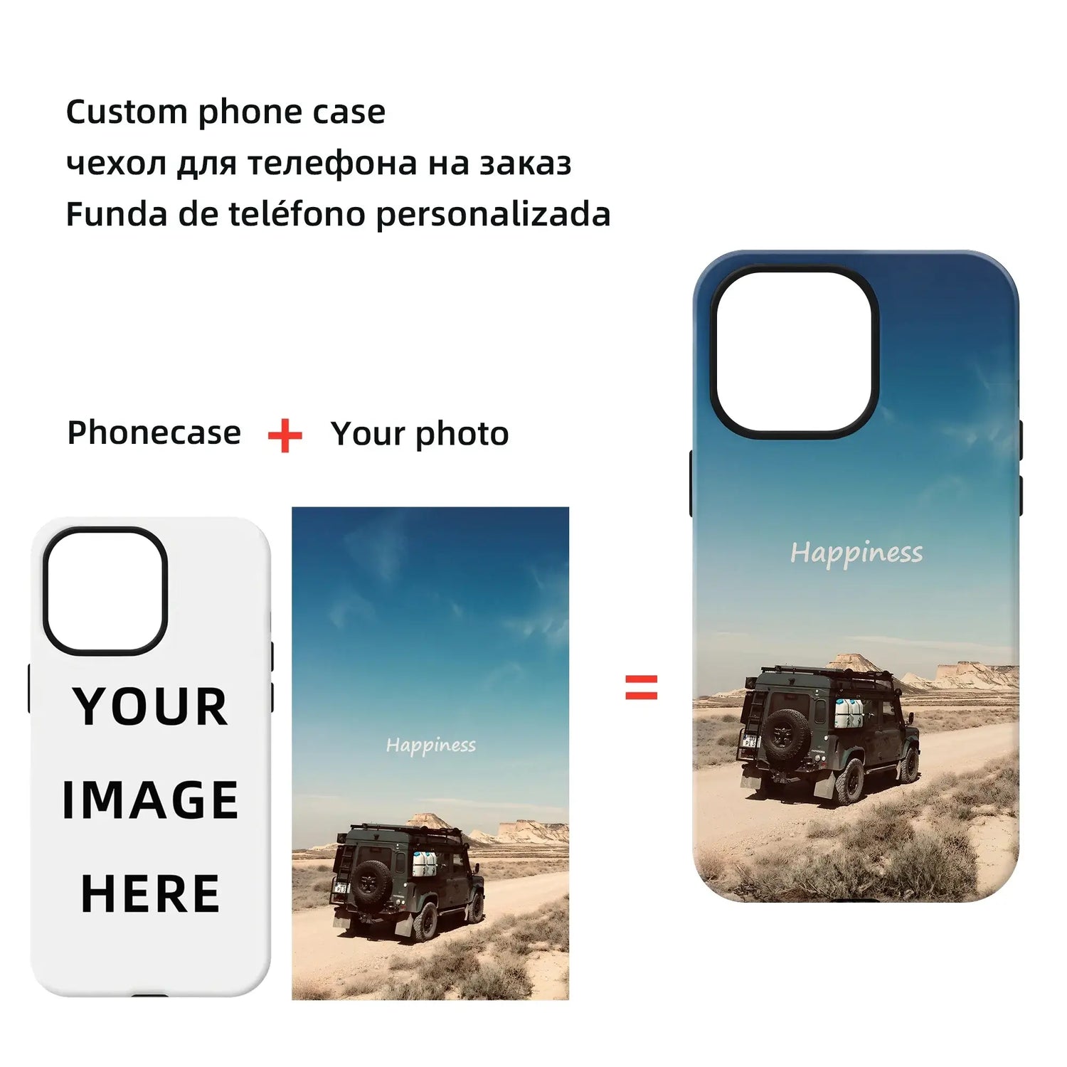 custom iPhone phone case DIY featuring customizable photo and design options for personal touch.