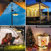 Camping Valonauha 2-in-1 - Vedenpitävä USB LED Vacamm