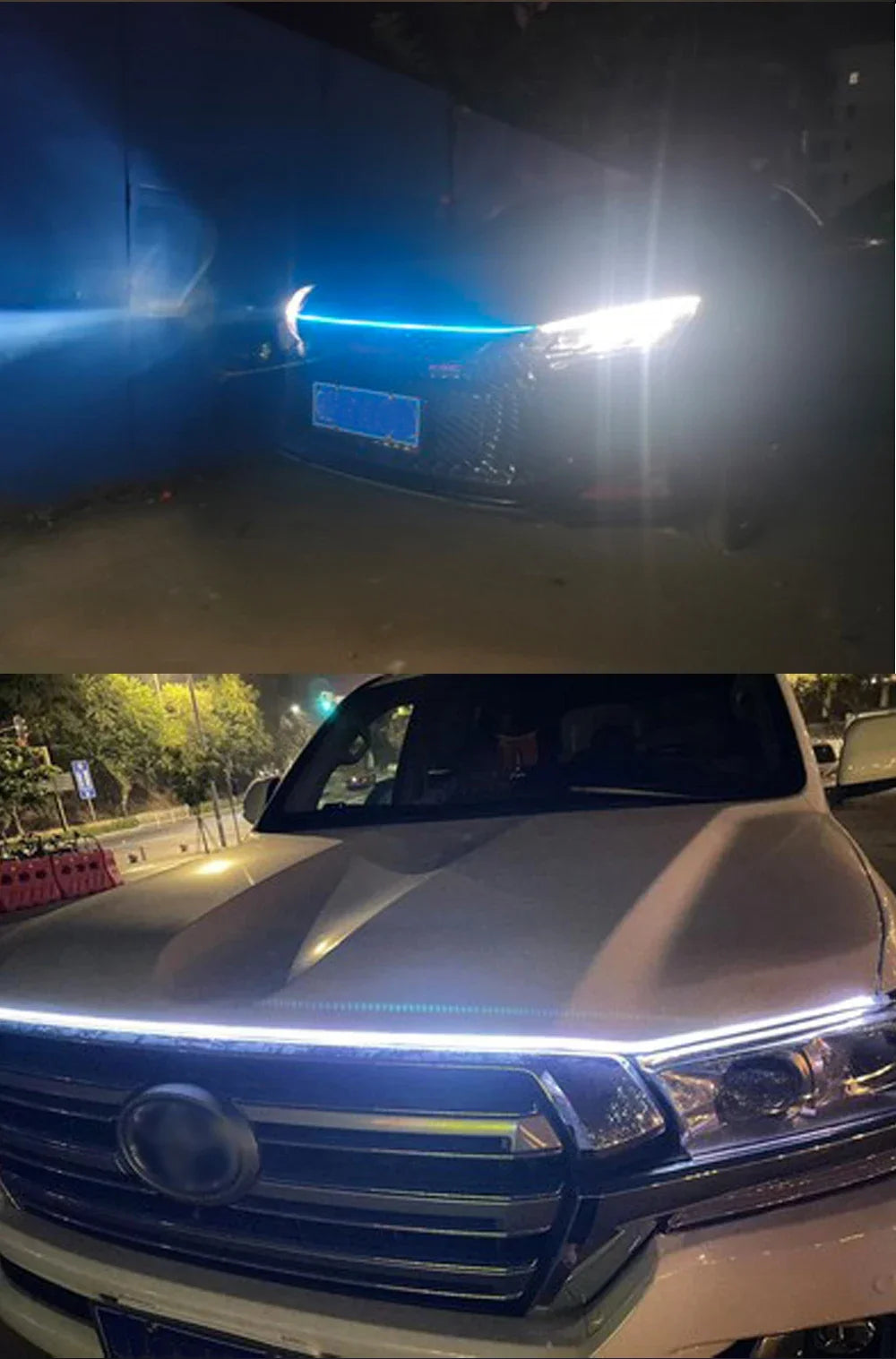 150cm LED Päiväajovalo DRL - Konepellin Koristevalo 12V