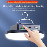 LED Camping Lyhty - 4 Valaistustilaa Magneetti