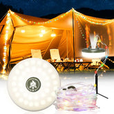 Camping Valonauha 2-in-1 - Vedenpitävä USB LED Vacamm