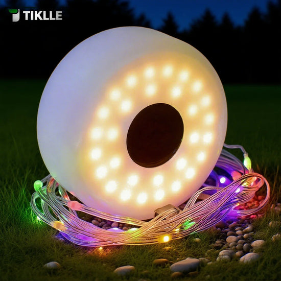 DUUINO Camping Valonauha 2-in-1 - Vedenpitävä USB LED