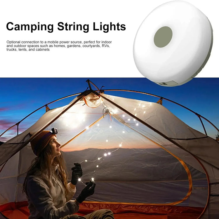 DUUINO Camping Valonauha 2-in-1 - Vedenpitävä USB LED