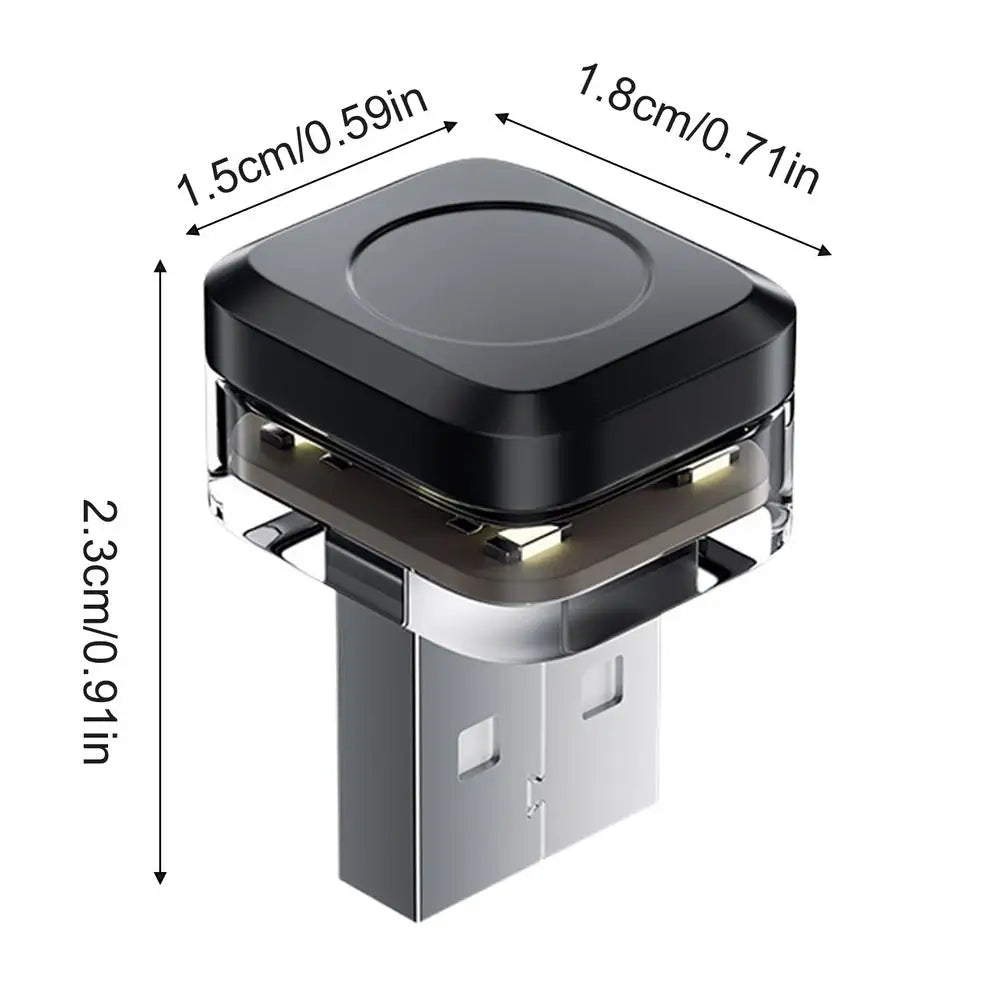 LED USB Sisustusvalo Autoon - Langaton Monivärinen