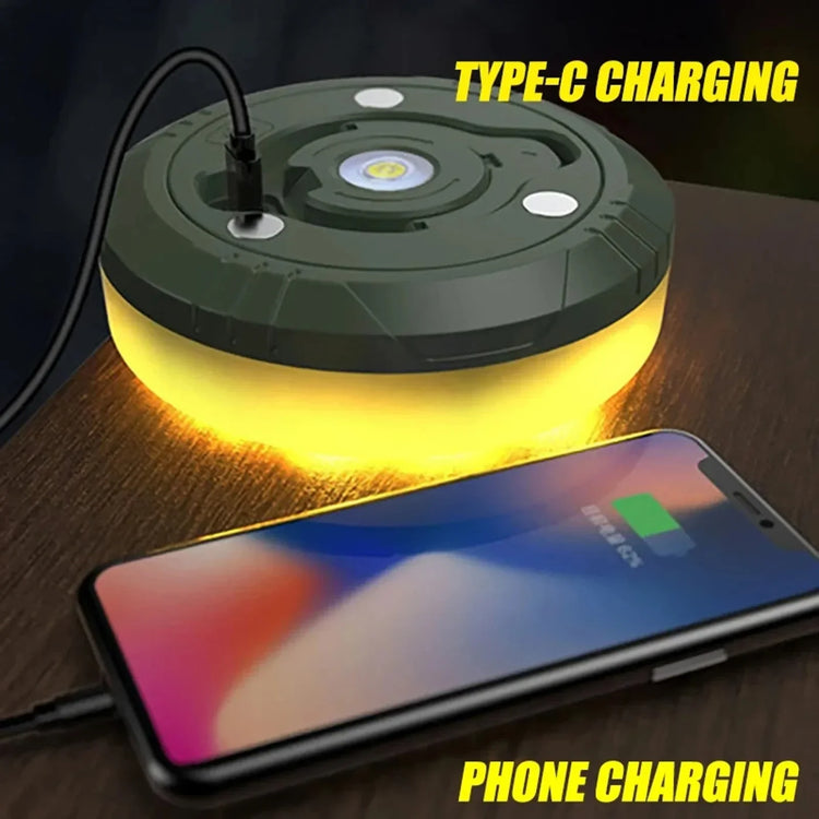 DUUINO Camping Valonauha 2-in-1 - Vedenpitävä USB LED
