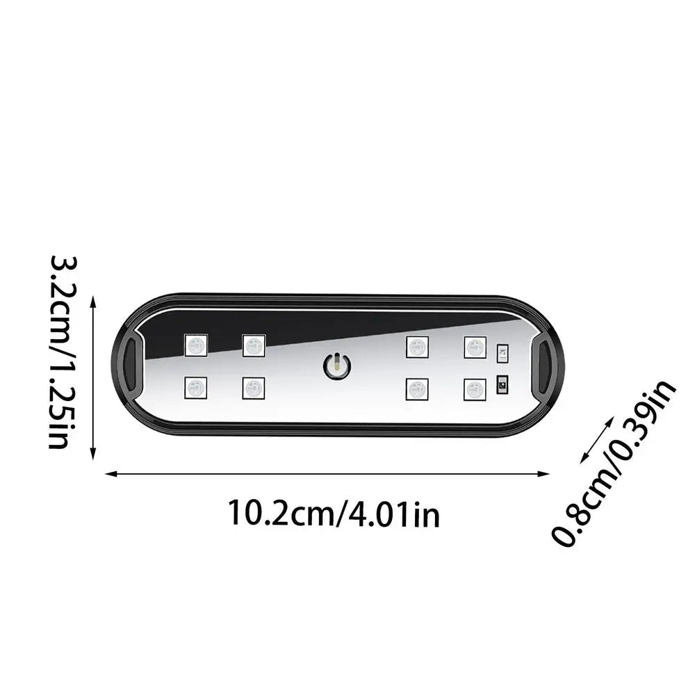USB Auton Ovivalo - Värikäs Tervetuliaisvalo LED