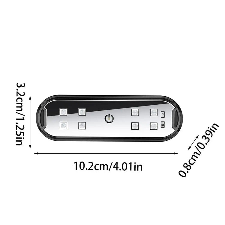 USB Auton Ovivalo - Värikäs Tervetuliaisvalo LED