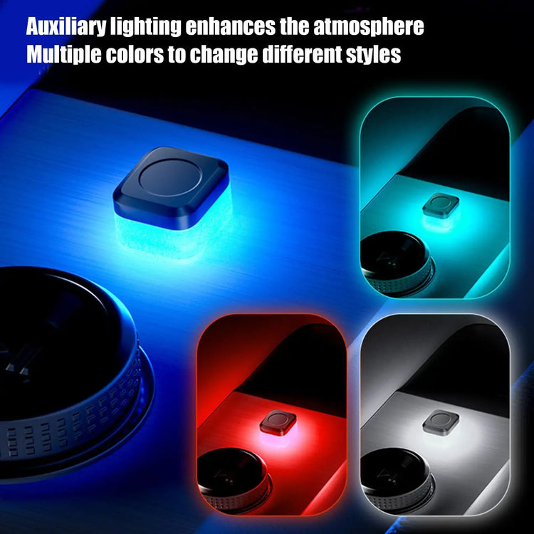 LED USB Sisustusvalo Autoon - Langaton Monivärinen