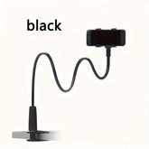 joustava puhelinteline pitkällä varrella in black with flexible arm and smartphone holder