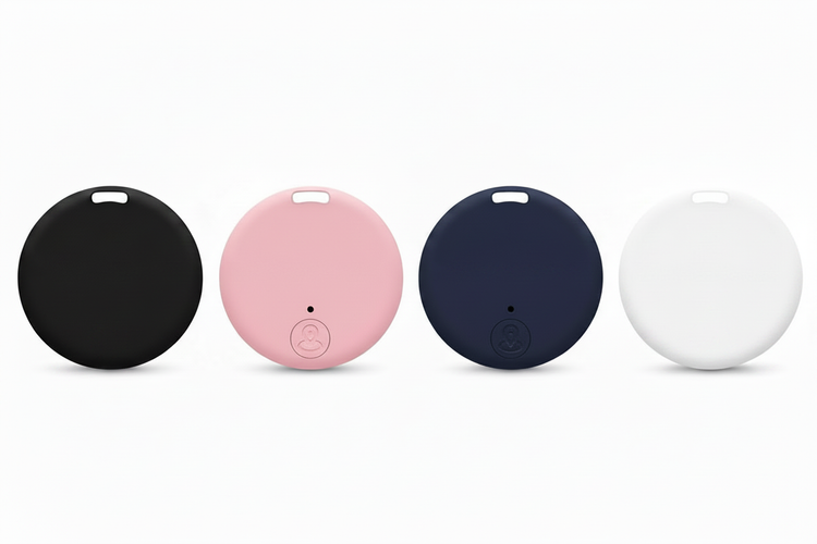 Bluetooth pet tracker four colors black pink navy white