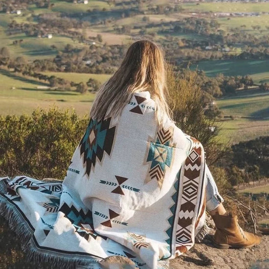 Retro Picnic Blanket – Lightweight Machine Washable Outdoor Camping Mat